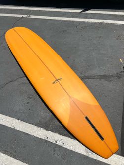 9’8 Woodin Longboard Surfboard Noserider