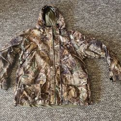 Men’s Guide Series Tech H2O Waterproof Hooded Camouflage Hunting Jacket Size 2XL