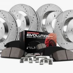 Sport Drilled + Slotted Front + Rear Brake Kit. 