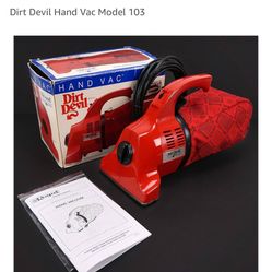 Dirt Devil Electric Vacuum 