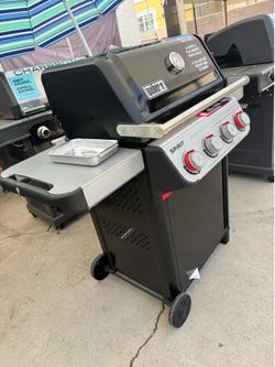 Spirit E-425 4-Burner Natural Gas Grill in Black with Powerfu' Boost Burners