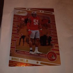 2024 Absolute Football RC Michael Hall Jr. Rookie /399 #153