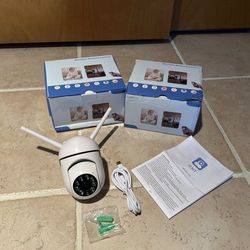 2pcs 1080P Full HD Wireless Cameras brand new