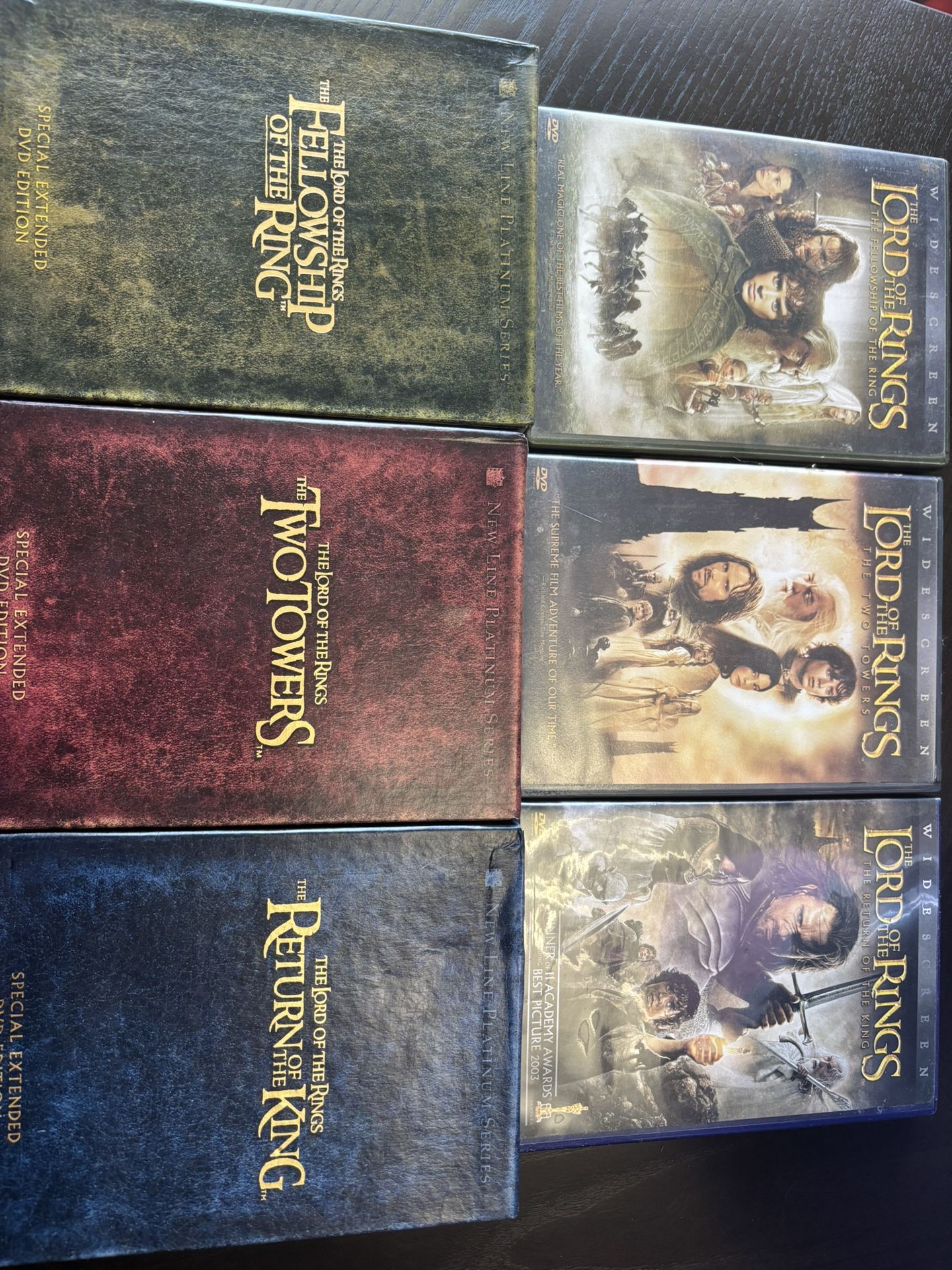 Lord Of The Ring DVD Collections