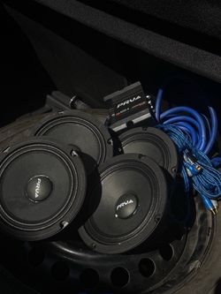 PRV Audio Speakers and QS400.4 Amplifier Bundle