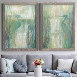 2pc Framed Canvas Set