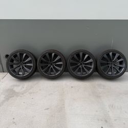4 OEM 2020 Tesla Model 3  Performance 20” Wheels + Tires