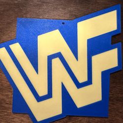 Rare 1-1 Wwf Sign World Wrestling Federation WWE 