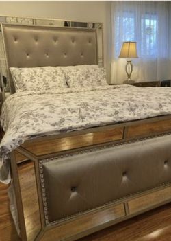 Wayfair Queen Sized Mirrored Bedframe  