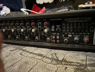Ultra-Compact 180W 5-Channel Powered Mixer with Multi-FX Processor and FBQ Feedback Detection System