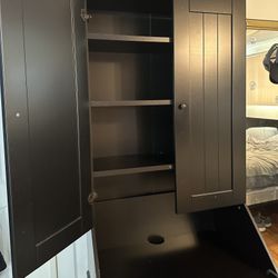 HEMNES Secretary Desk With Cabinets
