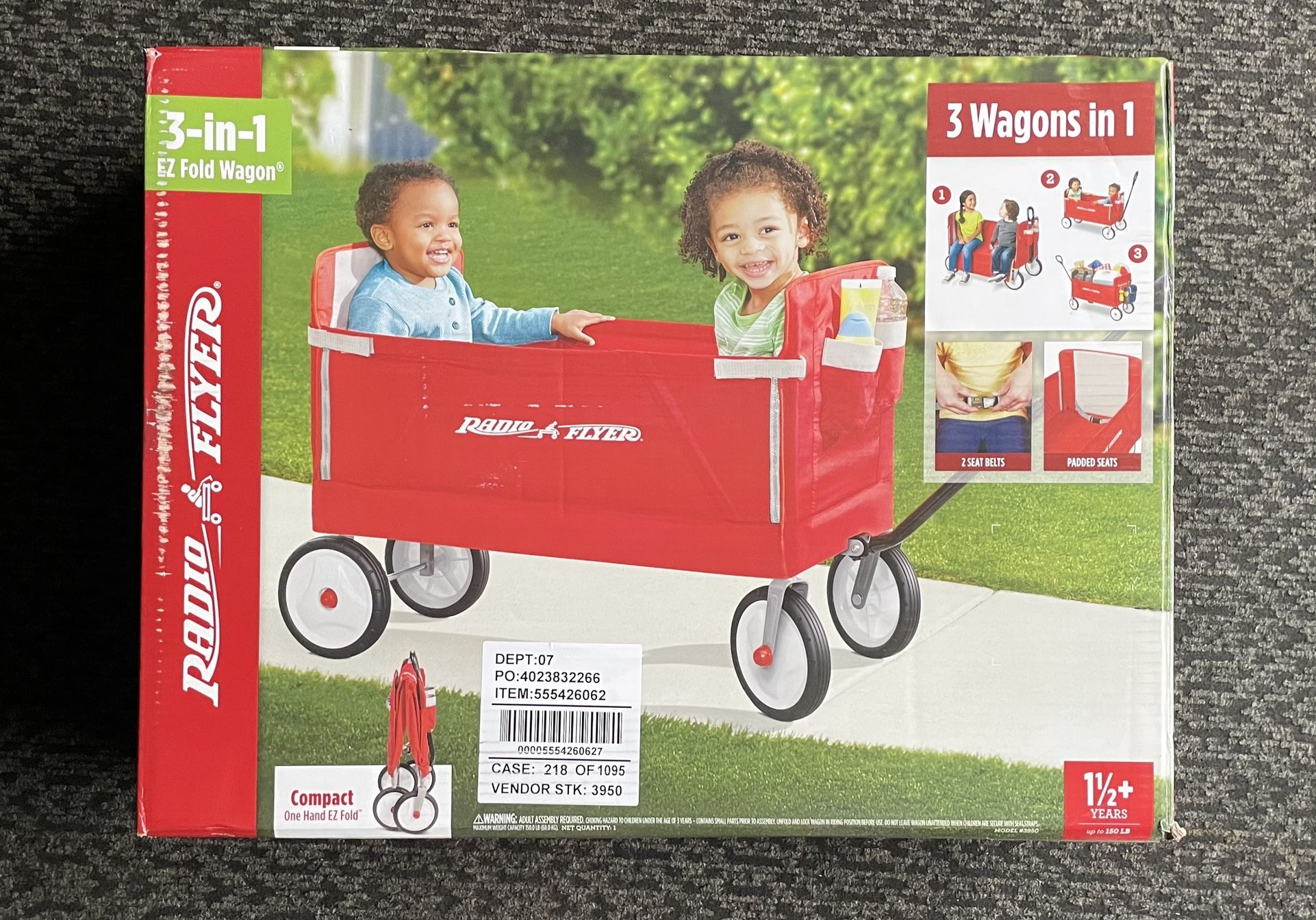 Radio Flyer 3 in 1 EZ Fold for Wagon