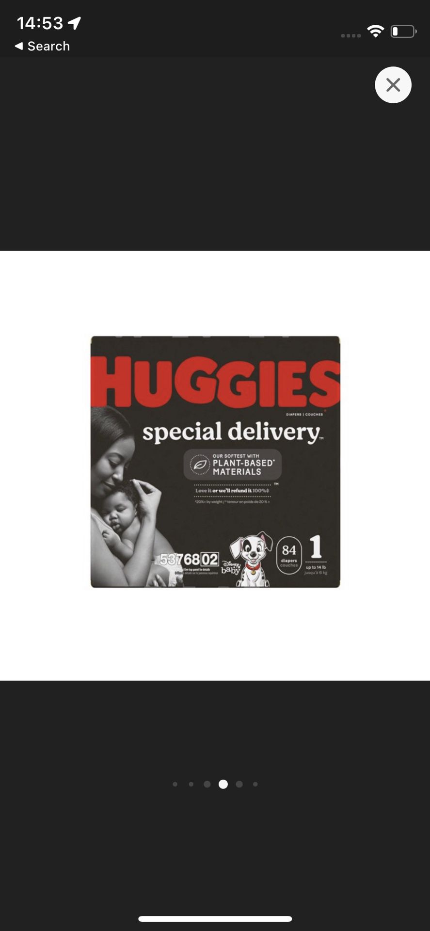 Huggies special delivery Hypoallergenic Disposable Baby Diapers Super Pack