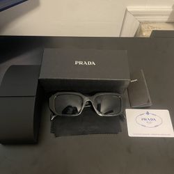 Prada Symbole Sunglasses - Black/Dark Grey New Price is Negotiable