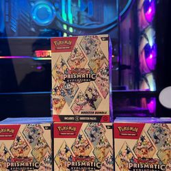 Pokémon Prismatic Evolutions Booster Bundles