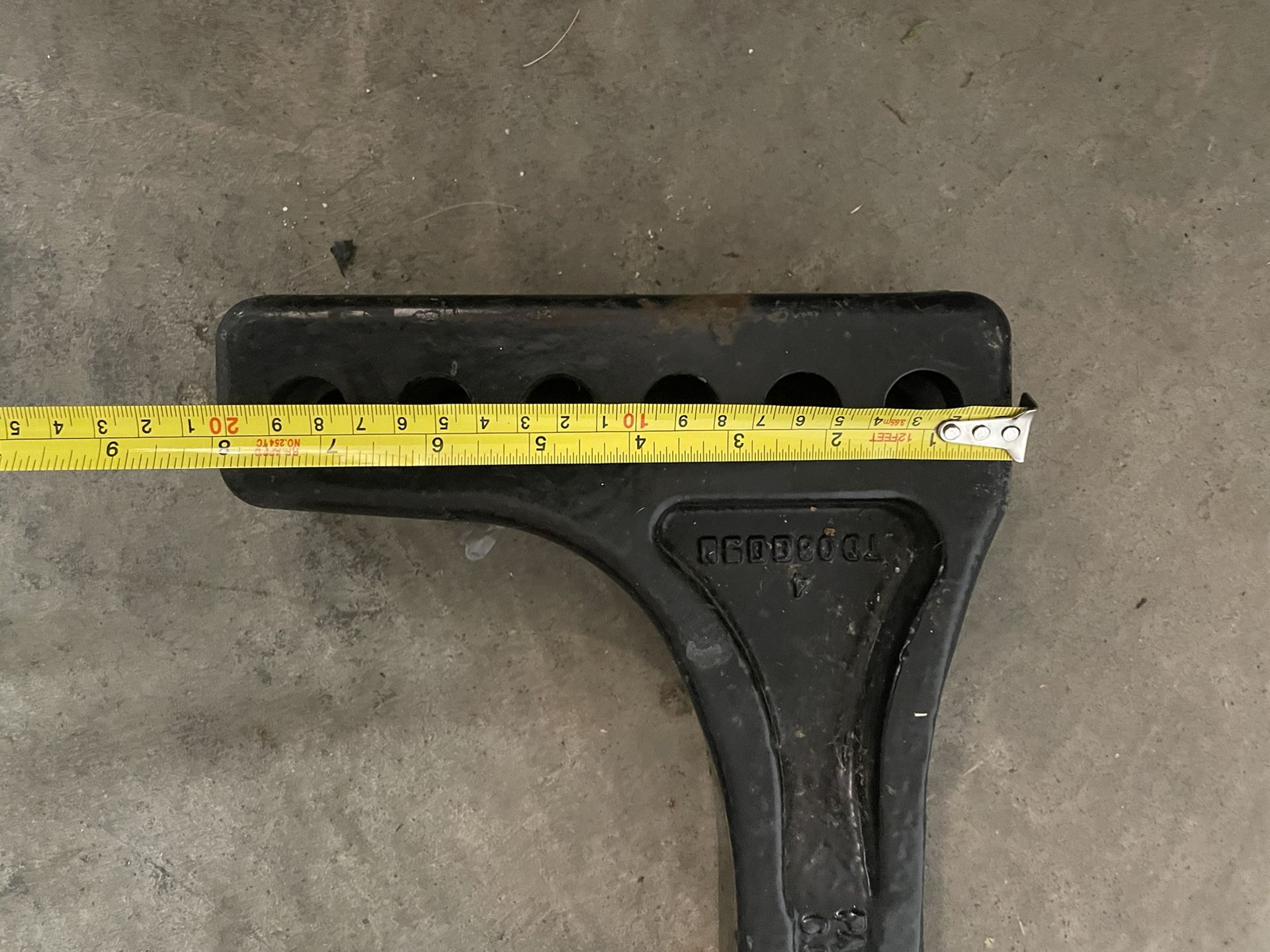 8” drop hitch