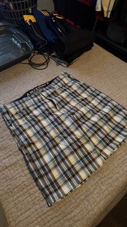 Arizona Jean Co Plaid Jorts