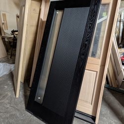 Single Fiberglass Front Door New Unit 