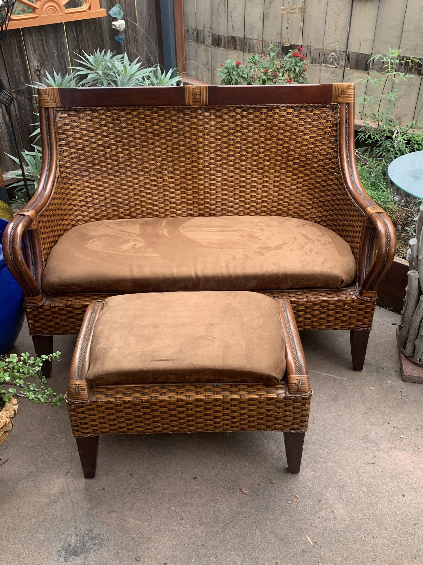Pier 1 Heavyweight Indonesian Wood Rettan
