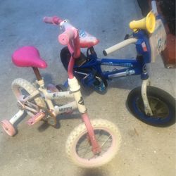 2 Kids Bikes 12 Inch