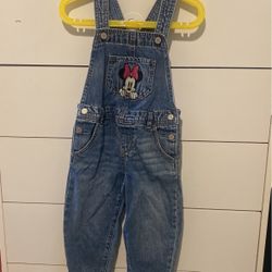 Gap Baby Minnie Mouse Overalls 4Y