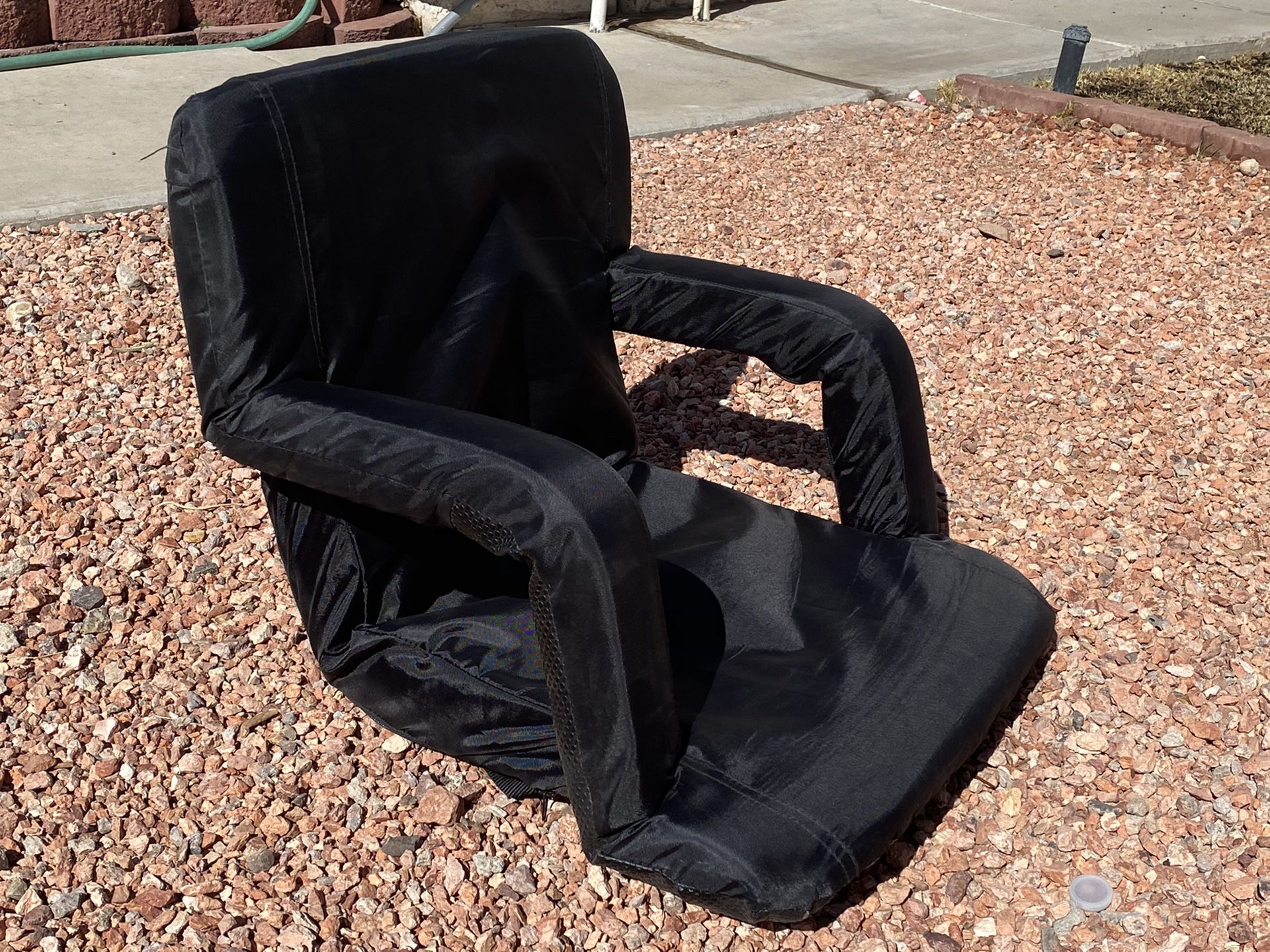 Bleacher Cushion Seat with Adjustable Backrest