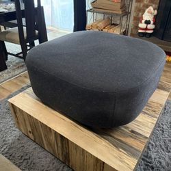 Dark Gray Ottoman