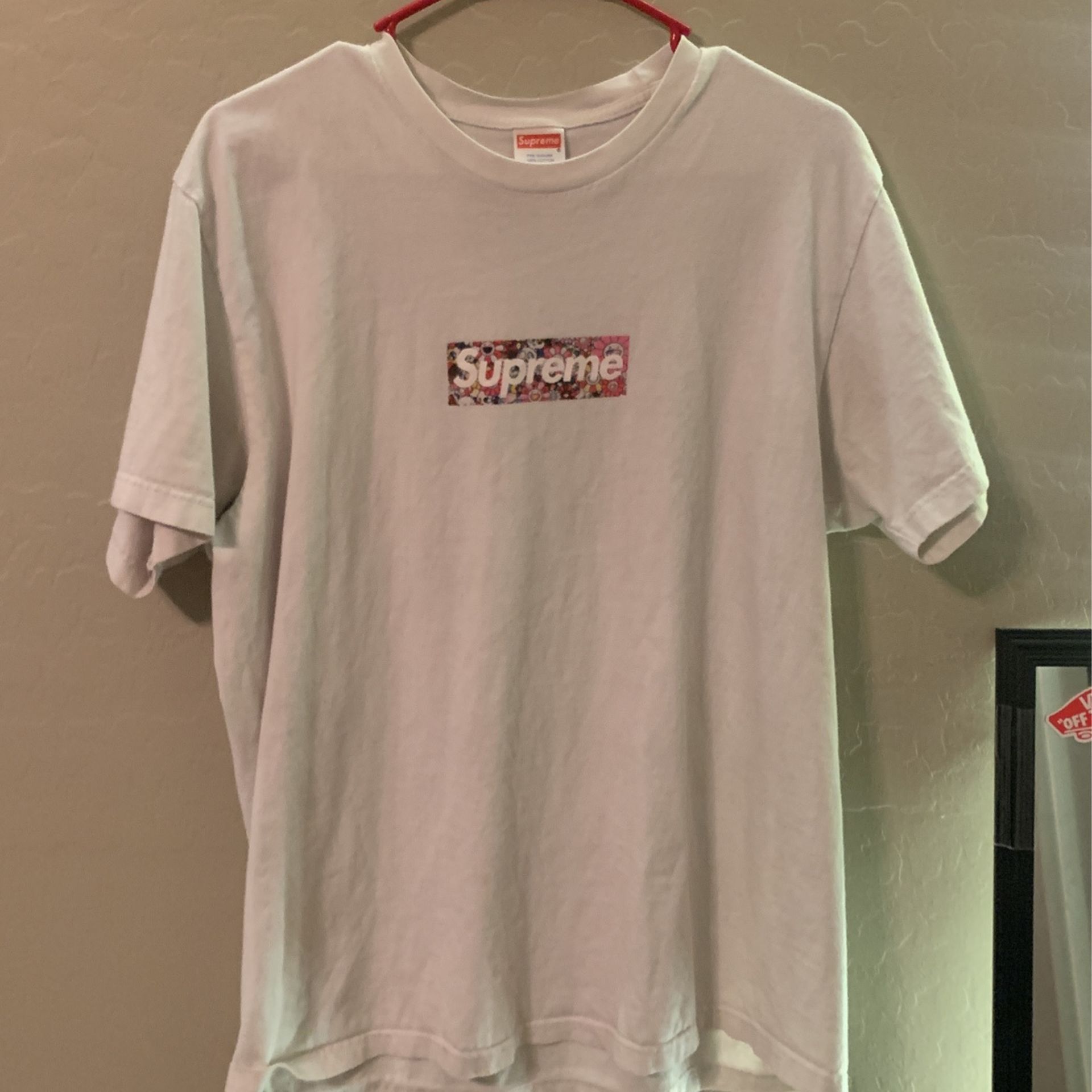 Supreme Takashi Murakami COVID-19 Relief Box Logo Tee