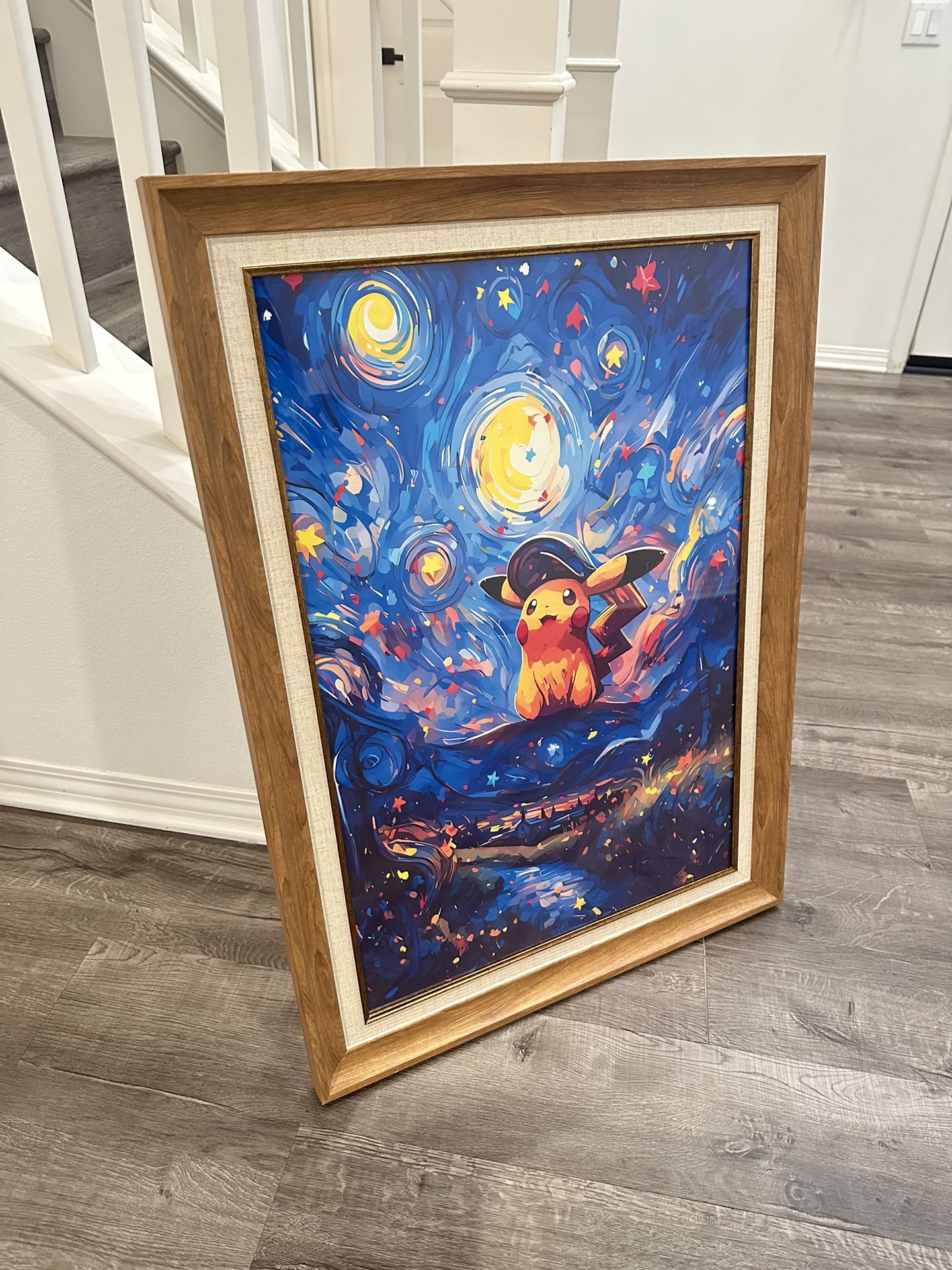 Pokemon Pikachu Wall Art Large
