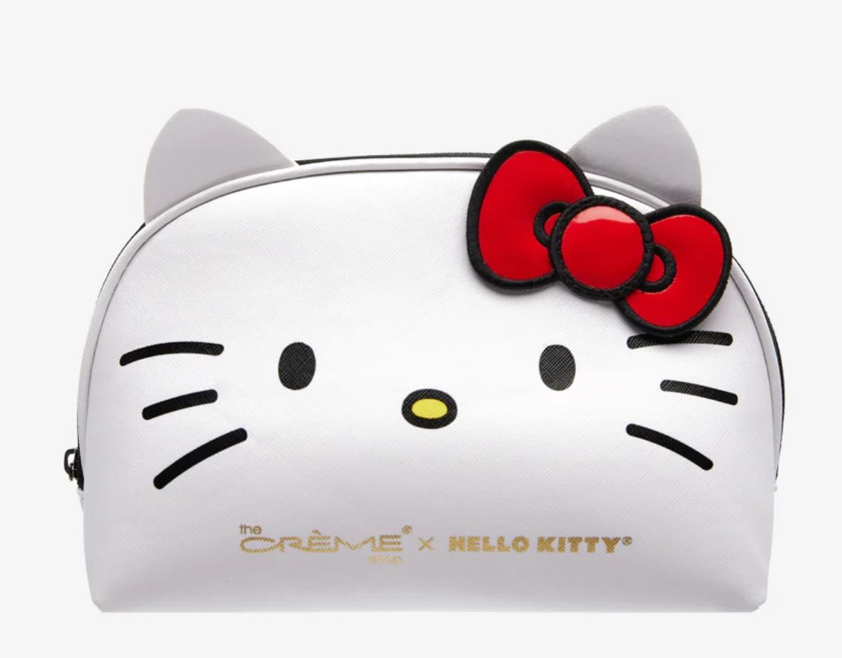 HK Pink Or Red Bow Cosmetics Bag