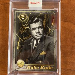 2021 Topps Project 70 Babe Ruth (by Artist, Mikael B.)