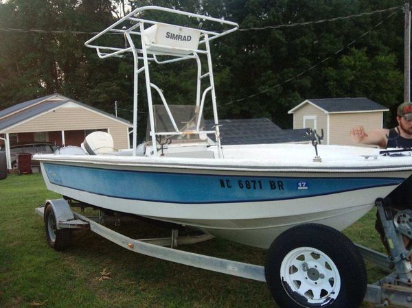 1988 18ft center console cobia. with a 90hph johnson motor the whole boat has been restored new ster