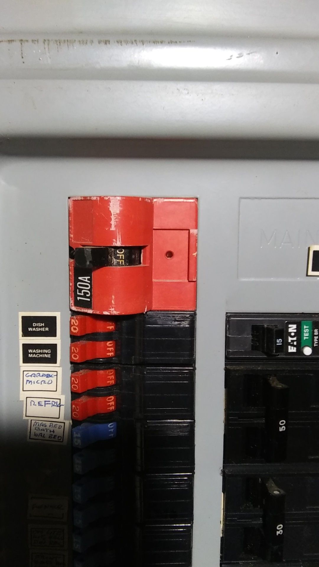 Electric box and brakers