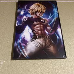 framed anime prints 