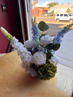 Set of 8 Faux Floral Arrangements