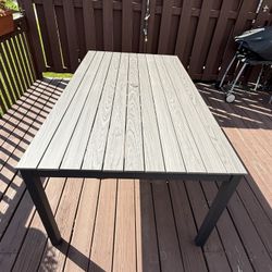 Fortunoff Outdoor Dining Table - 72"x41" -  Mint 
