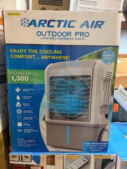 ARCTIC AIR 1300 CFM Portable 3 Speed Outdoor Evaporative Air Cooler