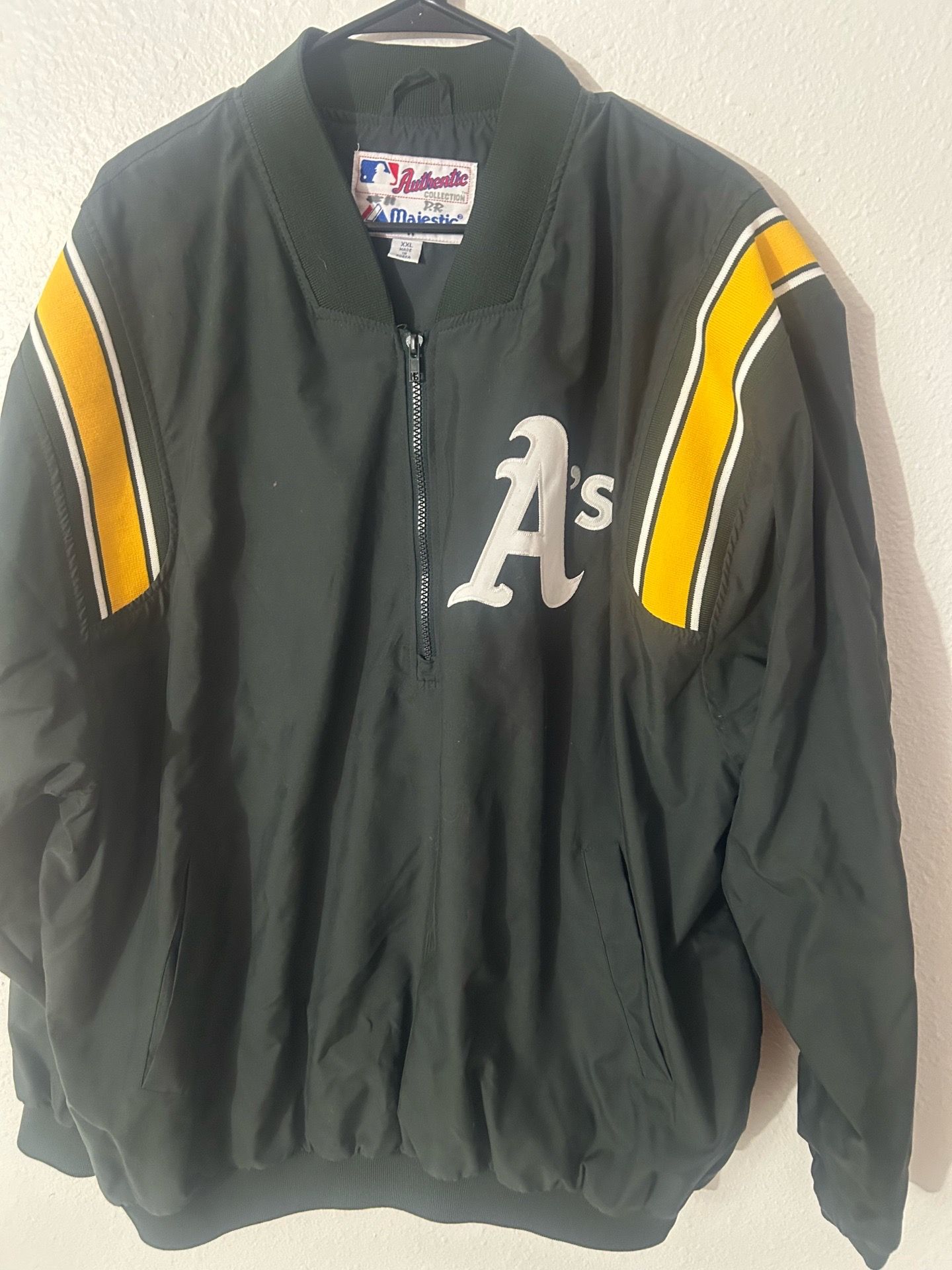 Vintage Men’s Majestic Oakland Athletics Authentic Dugout Jacket XXL #11