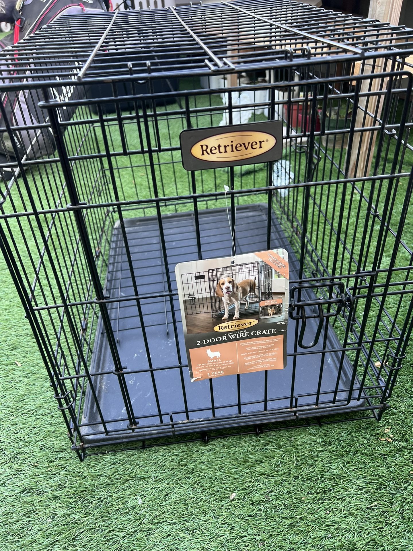 Retriever 2-Door Metal Wire Pet Crate