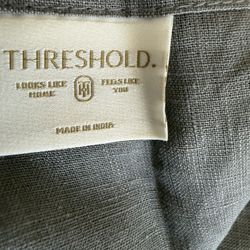 Grey Linen Curtain Panels