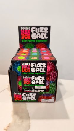 Needoh tiny fuzzball 3pk case x12