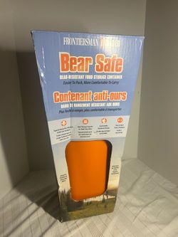 Frontiersman Bear Safe Bear Resistant Food Storage Container Camping Hiking