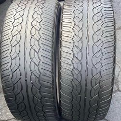 2 Llantas Usadas Yokohama Parada Spec-x 285/40/24 $150 el par