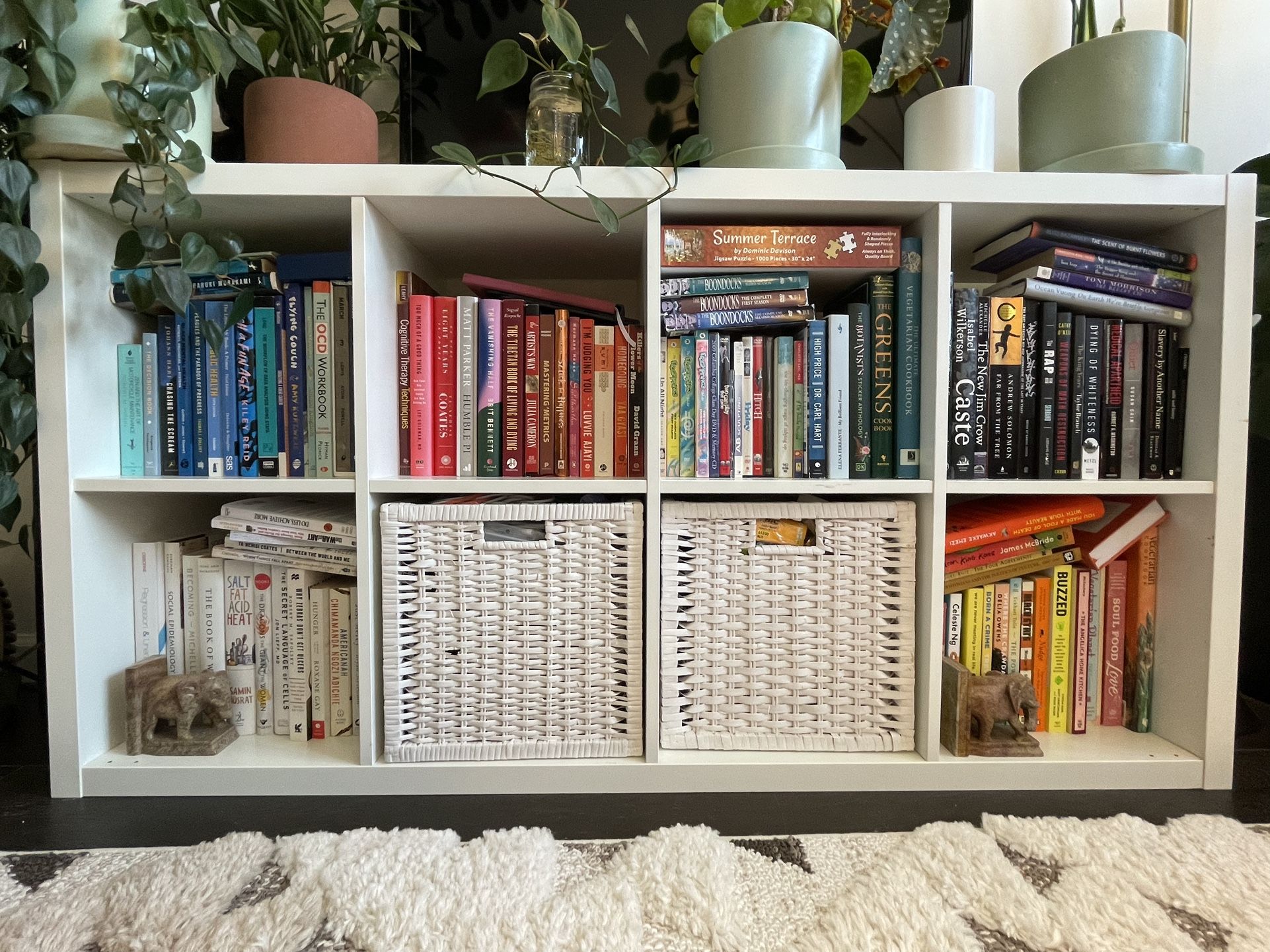 IKEA Kallax Shelf Unit, Bookshelf, Cube Storage, 4 x2 Cubes