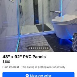 Bathroom PCV Panels Brand New