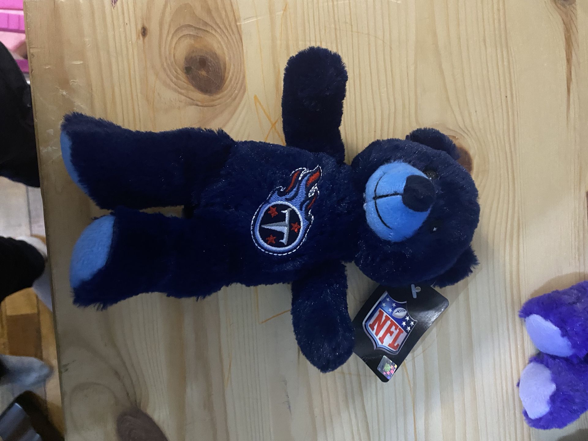 TN titans Good Stuff bear 8" Teddy Bear Plush NFL Football Tennessee in like new condition w tags