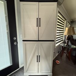 Kitchen Pantry Storage Cabinet 