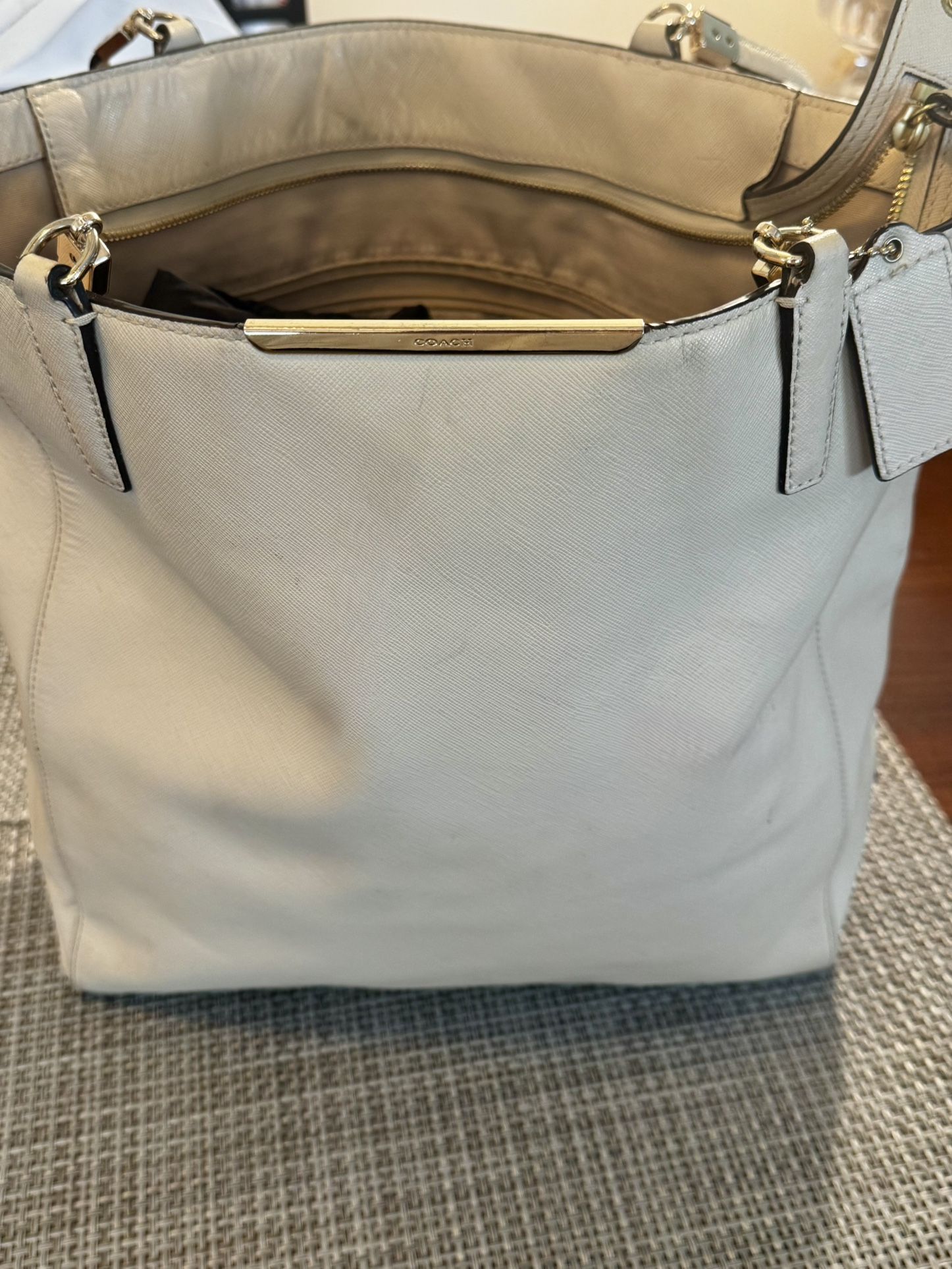 Coach Madison Saffiano Leather Tote