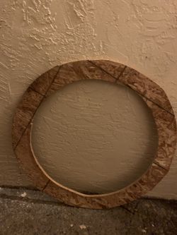 Wood molds to add artificial or real flowers