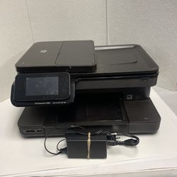 HP Photosmart 7520 All-In-One Inkjet Computer Photo Printer Scanner - Works